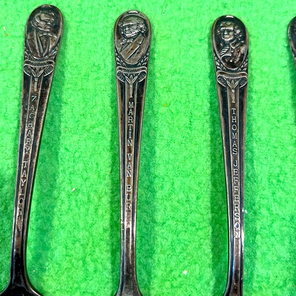 Vintage Wm Rogers President Spoons Lot of 6 (#1) - Picture 3 of 10